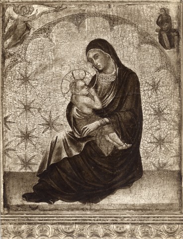Anonimo — Paolo Veneziano - affine - sec. XIV - Madonna col Bambino; Madonna dell'Umiltà — insieme